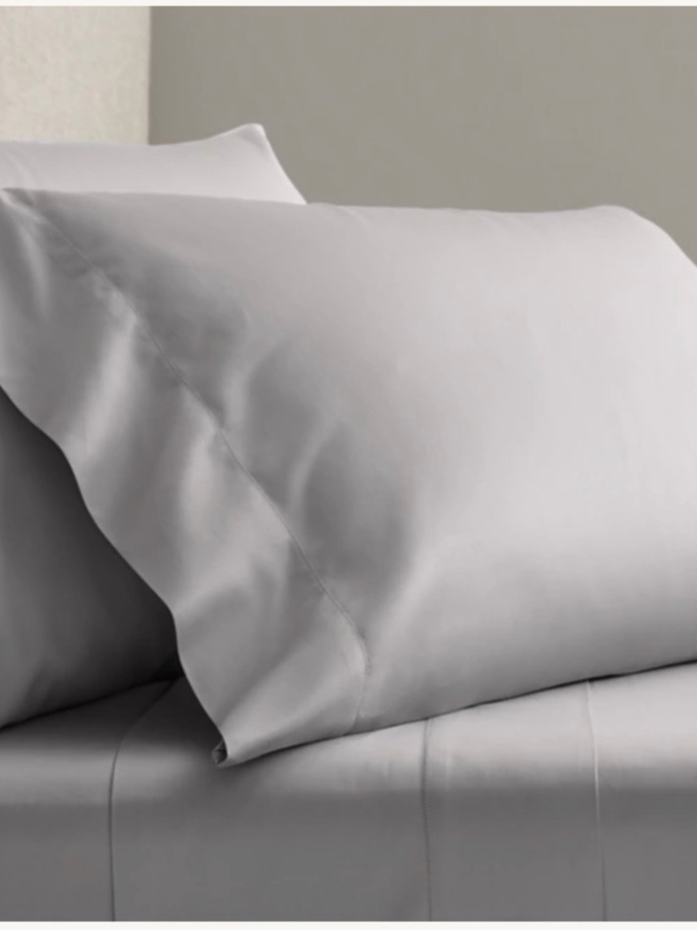 ITALIAN 1000-THREAD-COUNT LUXE SATEEN SHEET SET, RESTORATION HARDWARE, MIST NWT